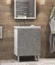 Тумба с раковиной Vigo Geometry 50 tn.bsf.GEO.FOS.50.2Y бетон-com цвет Бетон Белый