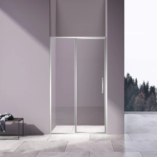 Душевая дверь Vincea Slim 120 VDP-4SL120CL профиль Хром стекло прозрачное