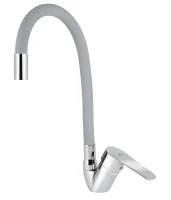 Смеситель для кухни Viko V-4168 цвет Хром Серый