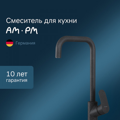 Смеситель для кухни AM.PM Like F8006022 Черный латунь
