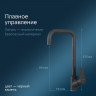 Смеситель для кухни AM.PM Like F8006022 Черный латунь