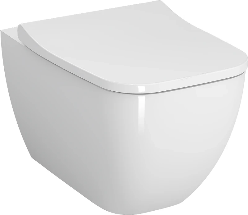 Унитаз Vitra Shift 7742B003-0075 подвесной цвет Белый без сиденья