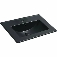 Раковина Vincea 60 VBS-13960MB Черная матовая фарфор полувстраиваемая