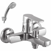 Смеситель для ванны Lemark Plus Grace LM1512C Хром латунь на стену