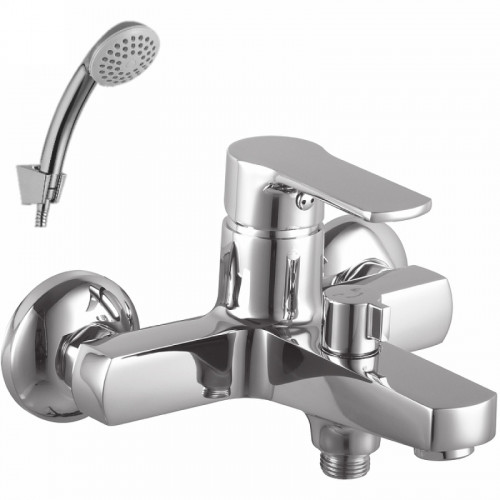 Смеситель для ванны Lemark Plus Grace LM1512C Хром латунь на стену