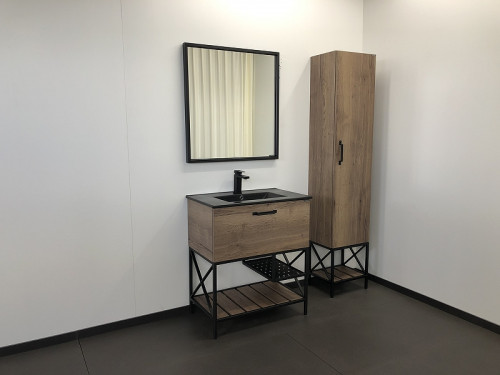 Зеркало Comforty Бредфорд 75 00004149062 Черное стекло