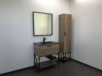 Зеркало Comforty Бредфорд 75 00004149062 Черное стекло