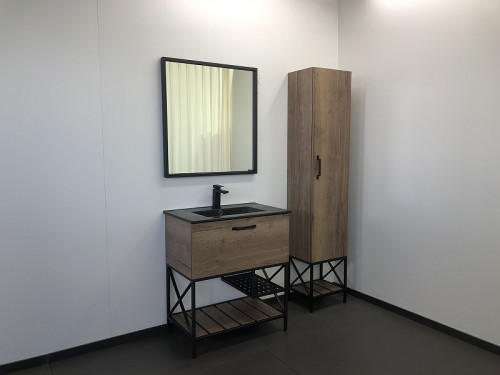 Зеркало Comforty Бредфорд 75 00004149062 Черное стекло