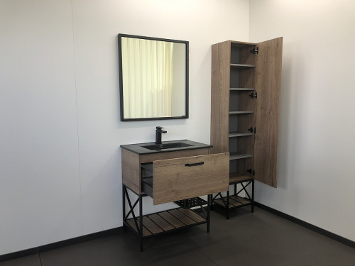 Зеркало Comforty Бредфорд 75 00004149062 Черное стекло