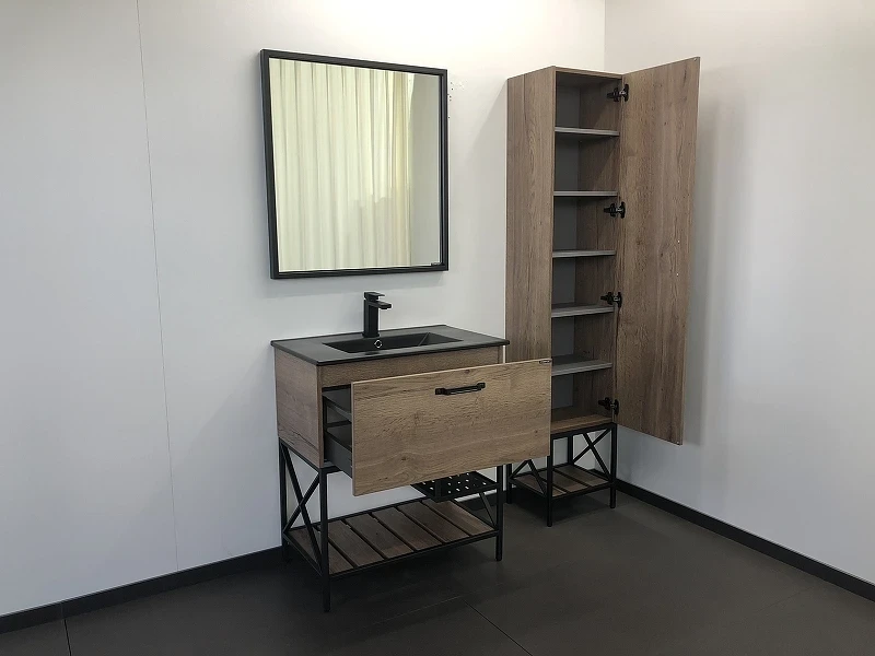 Зеркало Comforty Бредфорд 75 00004149062 Черное стекло