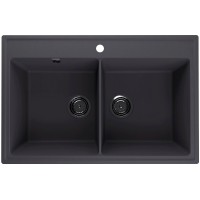 Кухонная мойка Ulgran Quartz Ruma 780-08 Космос искусственный камень (литьевой мрамор) встраиваемый