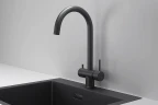 Смеситель для кухни Granula Kitchen Space 7104 цвет Черный матовый