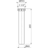 Патрубок для сифона Alcaplast A44MN-DN40 6/4
