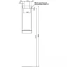 Подвесной шкаф Aquanet Ирис new 30 310155 Белый глянцевый МДФ / ЛДСП