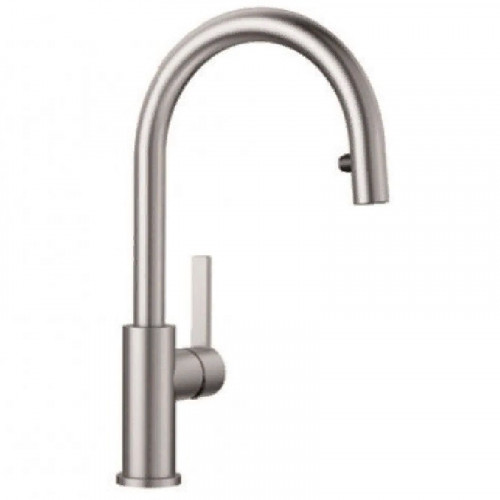 Смеситель для кухни Blanco Candor-S Матовый хром латунь