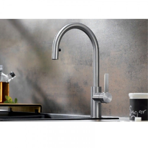 Смеситель для кухни Blanco Candor-S Матовый хром латунь