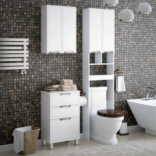 Подвесной шкаф Corozo Монро 55 SD-00000367 Белый МДФ / ЛДСП