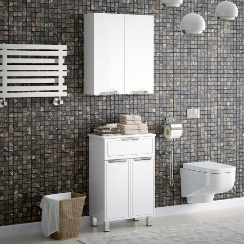 Подвесной шкаф Corozo Монро 55 SD-00000367 Белый МДФ / ЛДСП