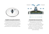 Душевая система Vincea Vogue VSFS-1V1TBG с термостатом Брашированное золото латунь на стену
