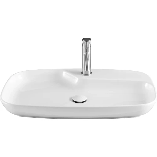 Раковина Allen Brau Liberty 2 70 4.32011.20 Белая фаянс накладная