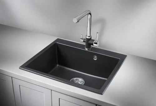 Кухонная мойка Granula 60 6001 цвет Шварц