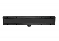 Душевой лоток PlastBrno DESIGN 4 46 SZA7400 с решеткой цвет Чёрный