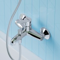 Смеситель для ванны Dorff Optima D2010000 Хром латунь на стену