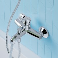 Смеситель для ванны Dorff Optima D2010000 Хром латунь на стену