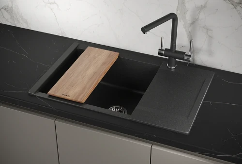 Кухонная мойка Granula Estetica 78 7807 цвет Черный