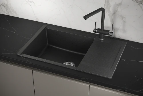 Кухонная мойка Granula Estetica 78 7807 цвет Черный