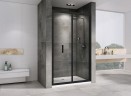 Душевая дверь Abber Sonnenstrand 90 AG07090B профиль Черный стекло прозрачное