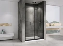 Душевая дверь Abber Sonnenstrand 90 AG07090B профиль Черный стекло прозрачное