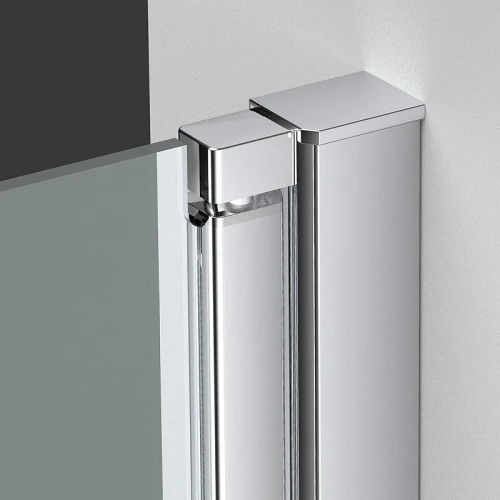 Душевая дверь Vincea Alpha 85 VDP-3AL850CLB профиль Черный стекло прозрачное
