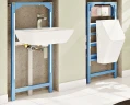Инсталляция Vitra 880-2800 для раковины Синяя нержавеющая сталь
