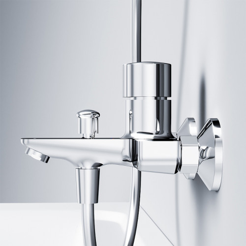 Смеситель для ванны AM.PM X-Joy F85A10500 Хром латунь на стену