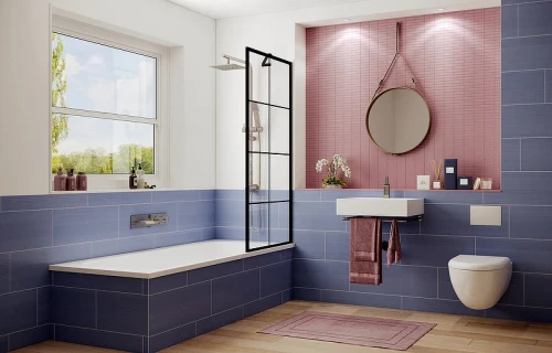 Шторка на ванну Ambassador Bath Screens 80х140 16041209 профиль Черный стекло прозрачное