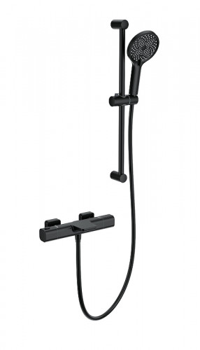 Смеситель для ванны Wonzon &amp; Woghand WW-C2017-A-MB с термостатом цвет Черный матовый