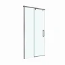 Душевая дверь BelBagno Soft Close-1 100 SOFT_CLOSE-1-BF-1-100-C-GM профиль Оружейная сталь стекло прозрачное