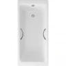 Чугунная ванна Delice Parallel 150x70 DLR220503R с ручками без антискользящего покрытия