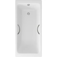 Чугунная ванна Delice Parallel 150x70 DLR220503R с ручками без антискользящего покрытия