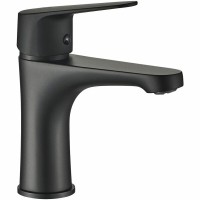 Смеситель для раковины WesnaArt Nova NOV03-210Black Черный матовый латунь