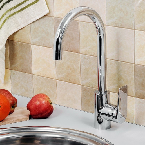 Смеситель для кухни WasserKRAFT Lopau 3207 Хром латунь