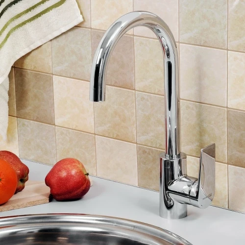 Смеситель для кухни WasserKRAFT Lopau 3207 Хром латунь