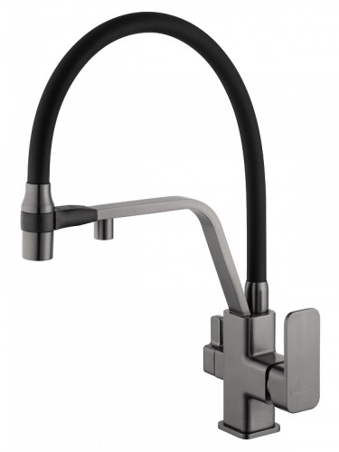 Смеситель для кухни Wonzon &amp; Woghand WW-88458013-BGM цвет Темный графит