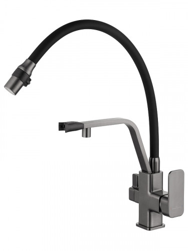 Смеситель для кухни Wonzon &amp; Woghand WW-88458013-BGM цвет Темный графит