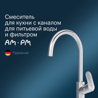 Смеситель для кухни AM.PM Like F8007S00 Хром