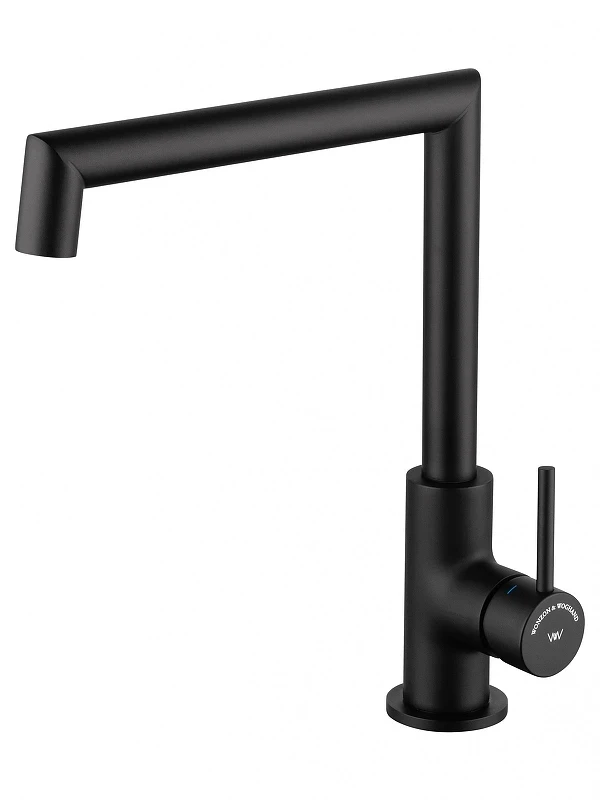 Смеситель для кухни Wonzon & Woghand WW-L1005-MB цвет Черный матовый