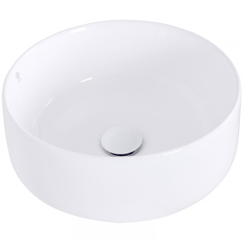 Раковина-чаша Orange 35 B07-345W Белая глянцевая фарфор накладная