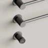 Электрический полотенцесушитель Sancos Linea 66.5х53 SC14001GG цвет Вороненая сталь