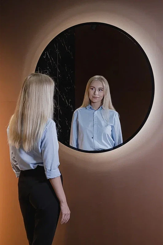 Зеркало Silver Mirrors Монако Black 100 LED-00002769 с подсветкой с бесконтактным выключателем стекло